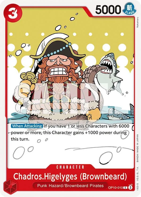 Chadros.Higelyges (Brownbeard) card front