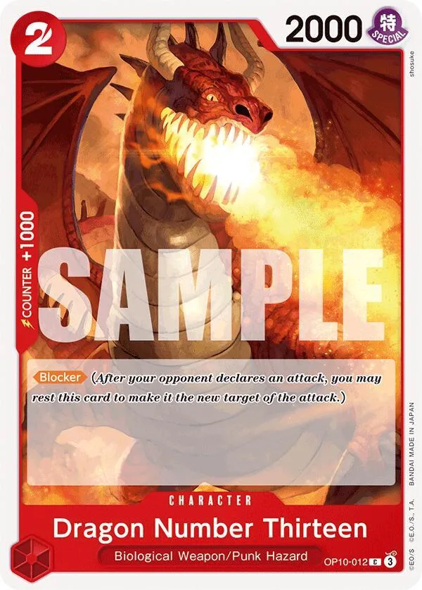 Dragon Number Thirteen card front