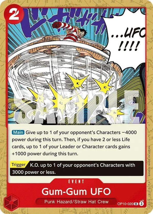 Gum-Gum UFO card front