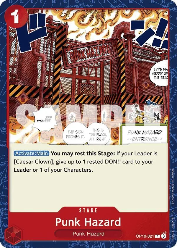 Punk Hazard card front