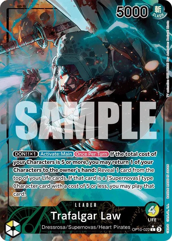 Trafalgar Law (Parallel) card front