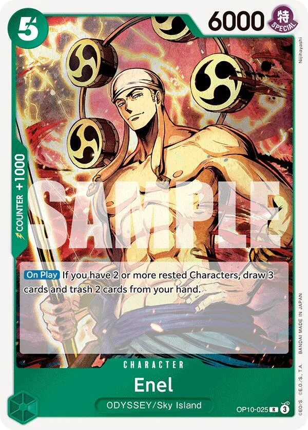 Enel card front