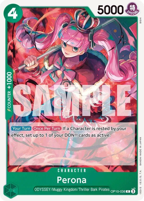 Perona card front