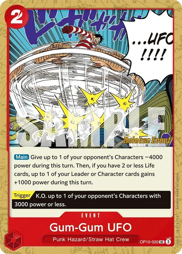 Gum-Gum UFO card front