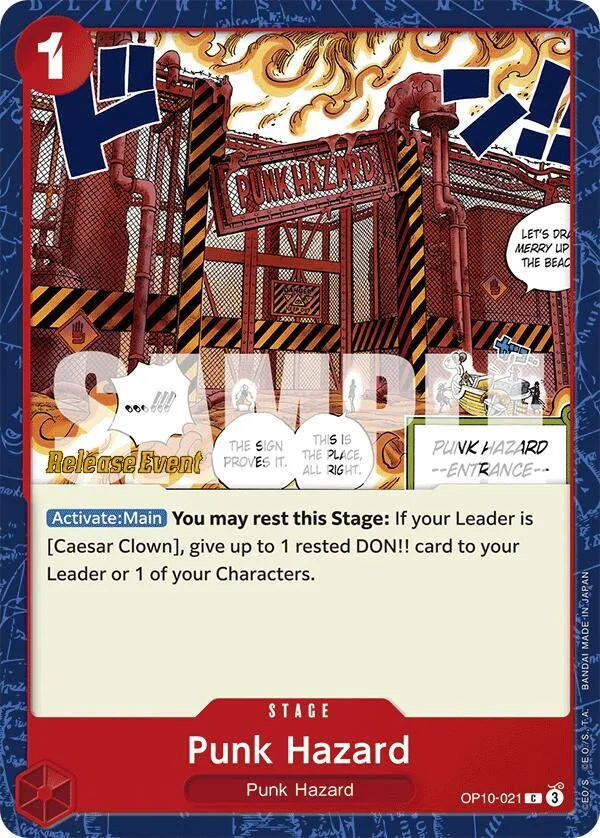 Punk Hazard card front