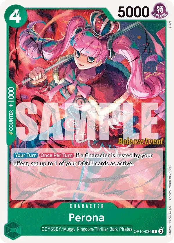 Perona card front