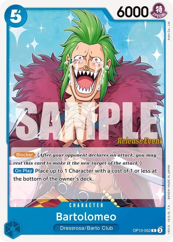 Bartolomeo card front