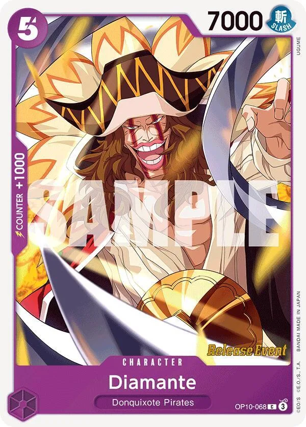 Diamante card front