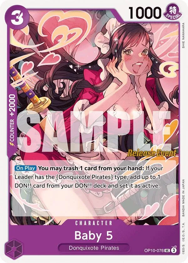 Baby 5 card front