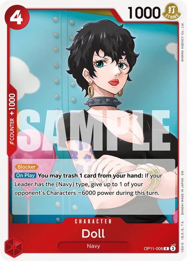 Doll card front
