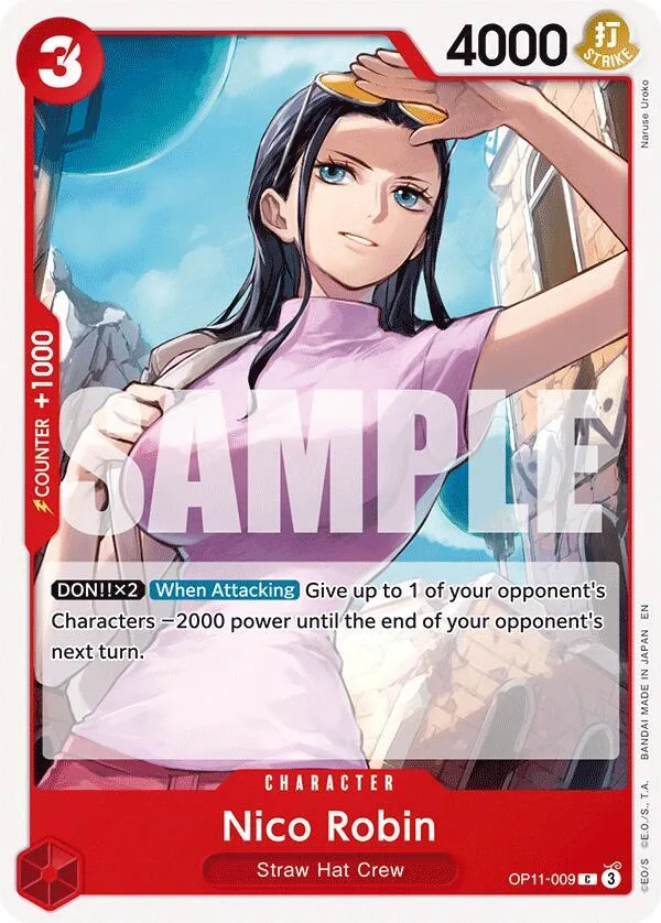 Nico Robin card front