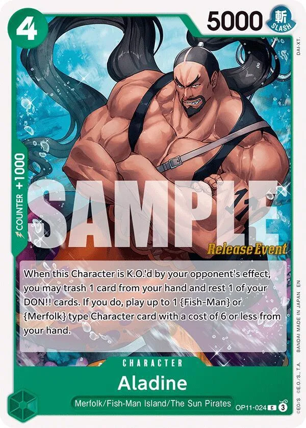 Aladine card front