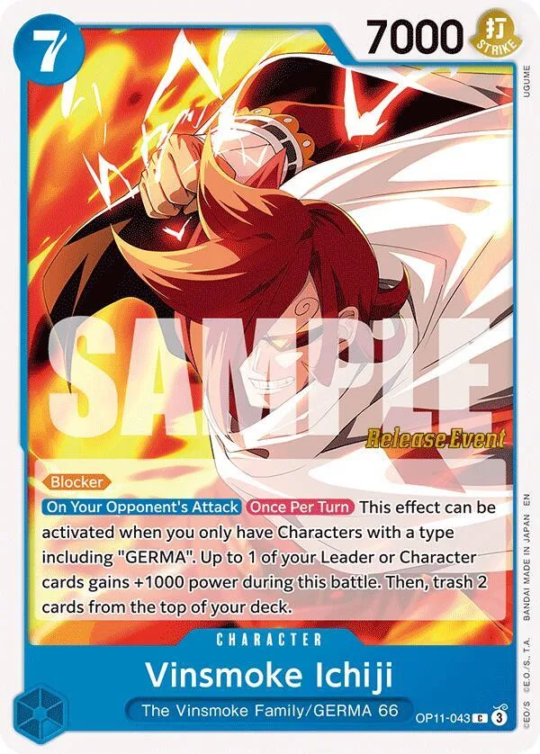Vinsmoke Ichiji card front