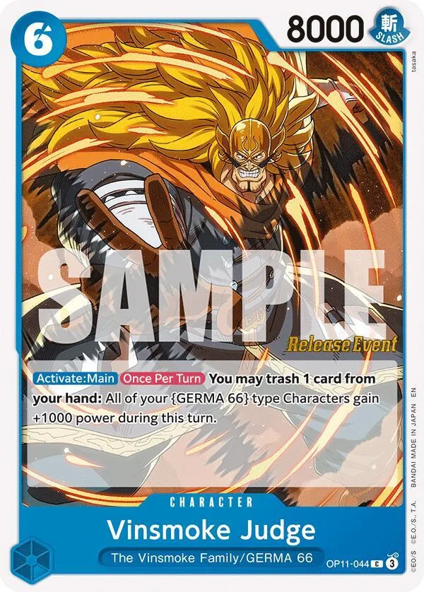Vinsmoke Judge card front