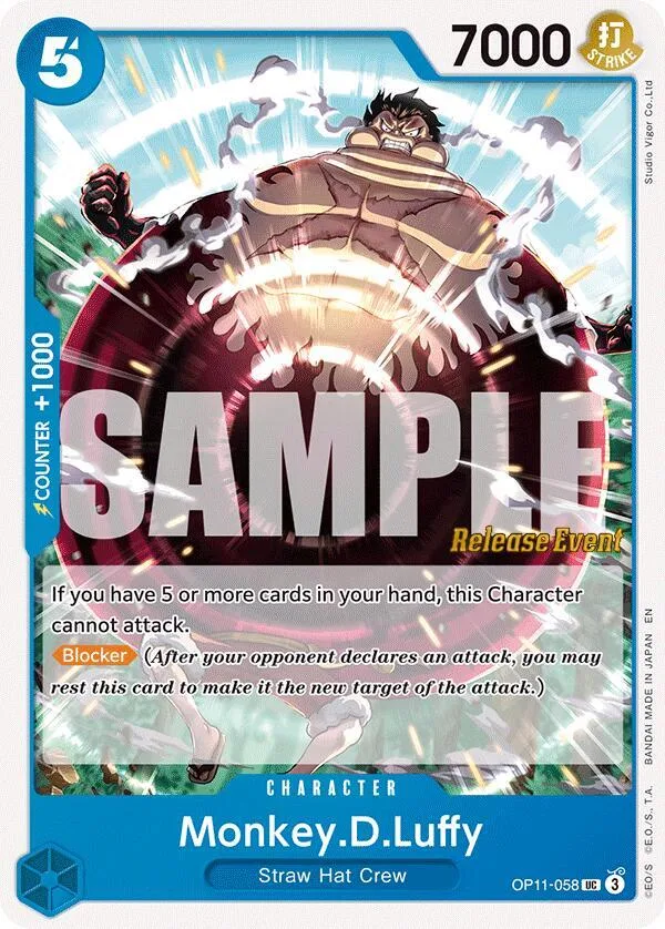 Monkey.D.Luffy card front