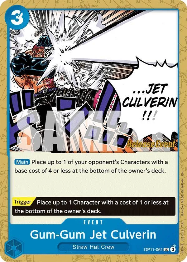 Gum-Gum Jet Culverin card front