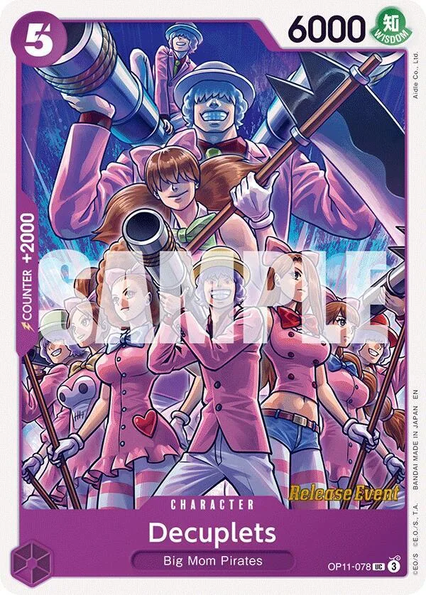Decuplets card front
