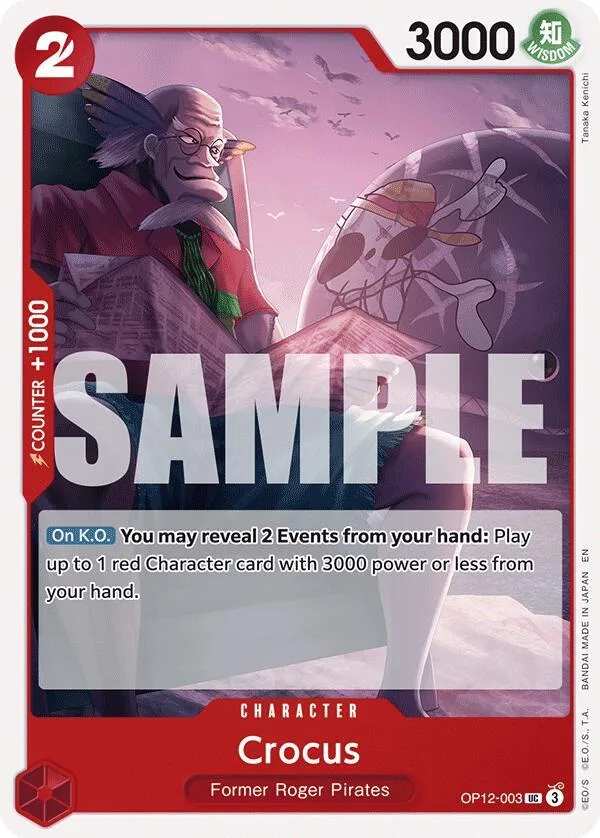 Crocus card front
