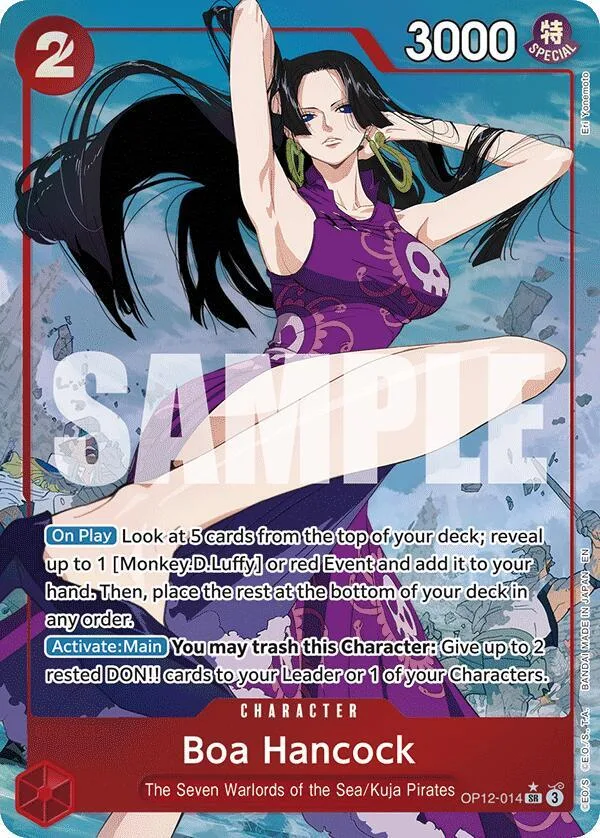 Boa Hancock (Alternate Art) card front