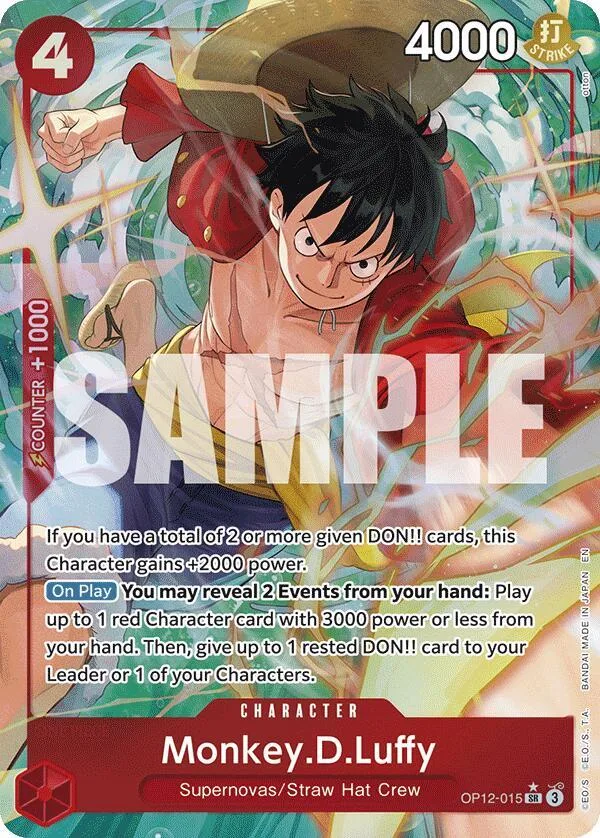 Monkey.D.Luffy (Alternate Art) card front