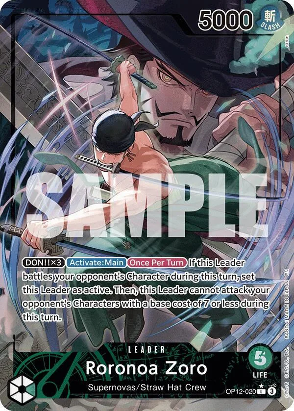 Roronoa Zoro (Alternate Art) card front