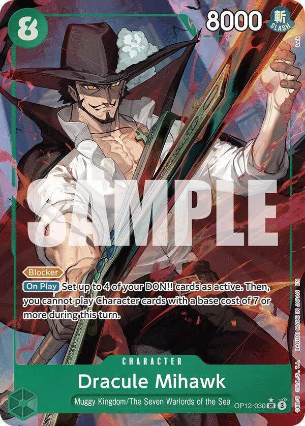 Dracule Mihawk (Alternate Art) card front