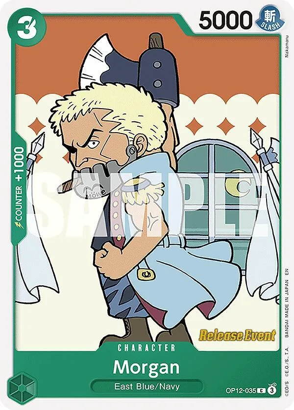 Morgan card front