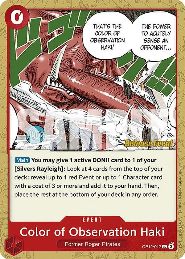 Color of Observation Haki card front