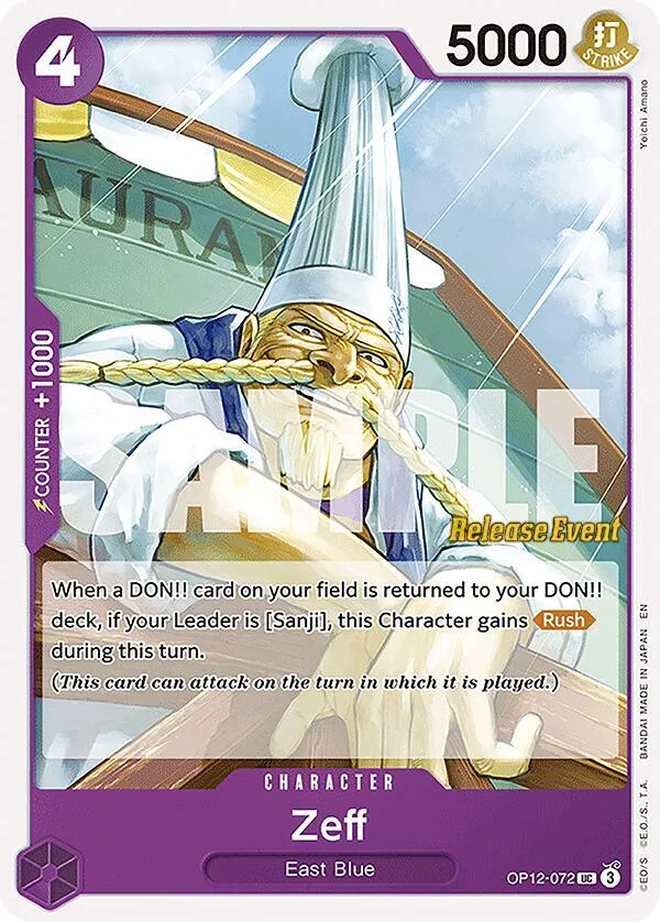 Zeff card front