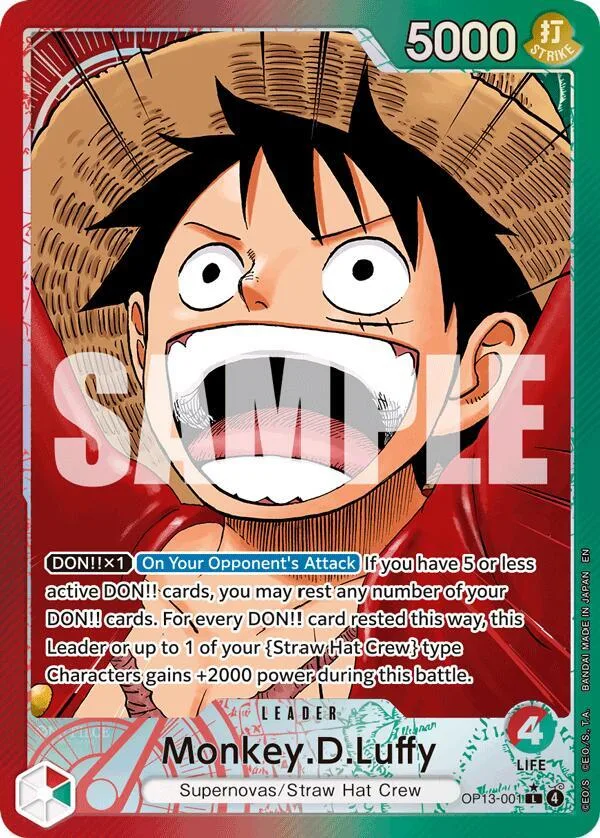 Monkey.D.Luffy (Alternate Art) card front
