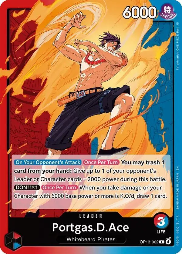 Portgas.D.Ace card front