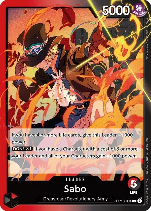 Sabo card front