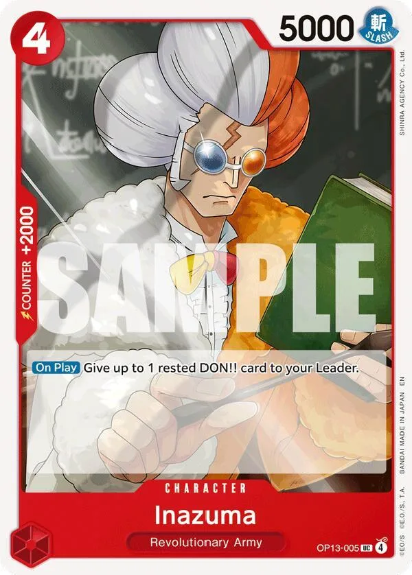 Inazuma card front
