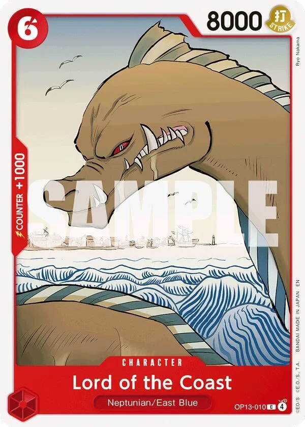 Lord of the Coast card front