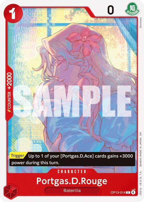 Portgas.D.Rouge card front