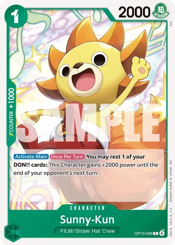 Sunny-Kun card front