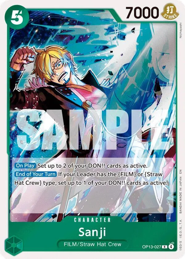 Sanji card front
