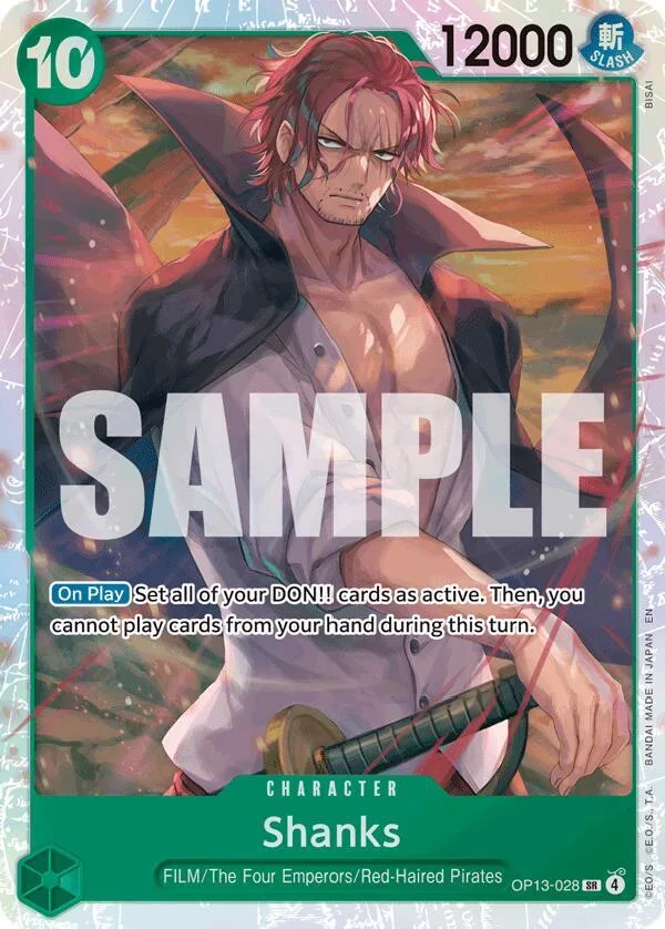 Shanks card front