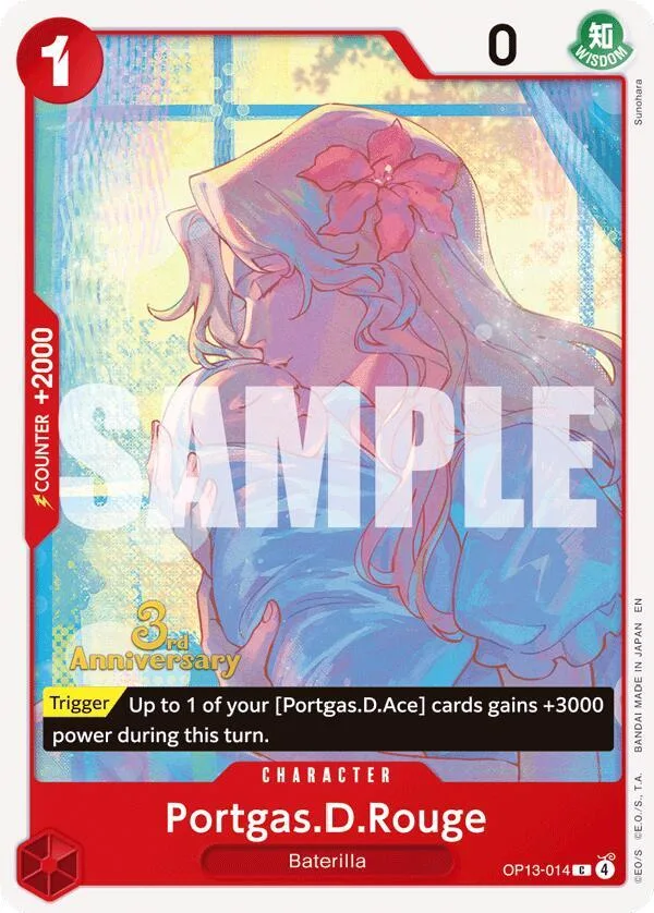 Portgas.D.Rouge card front