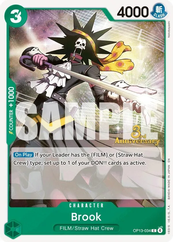 Brook card front