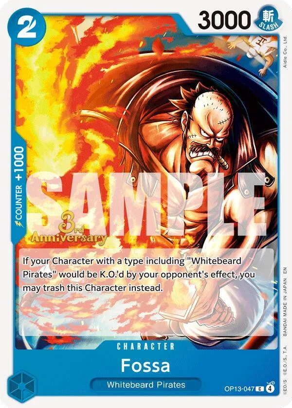 Fossa card front