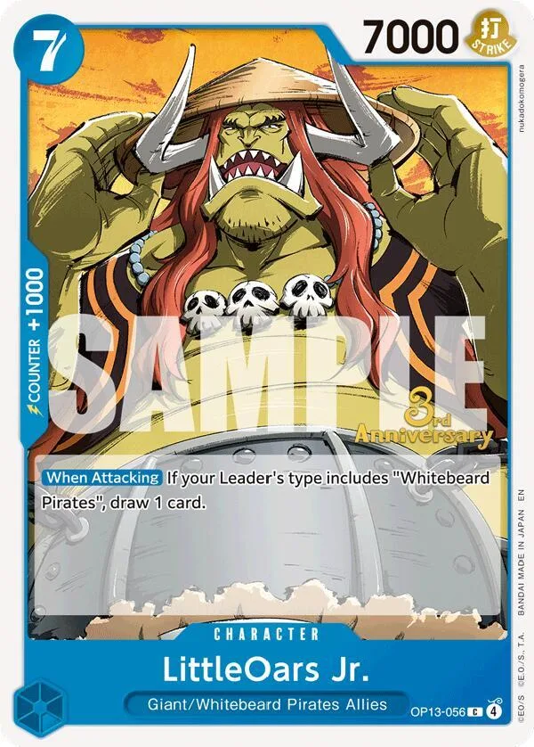 LittleOars Jr. card front