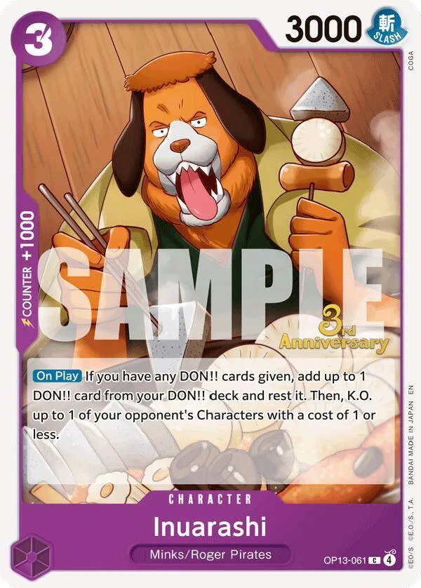 Inuarashi card front