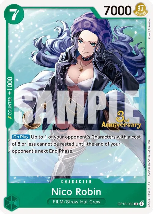 Nico Robin card front