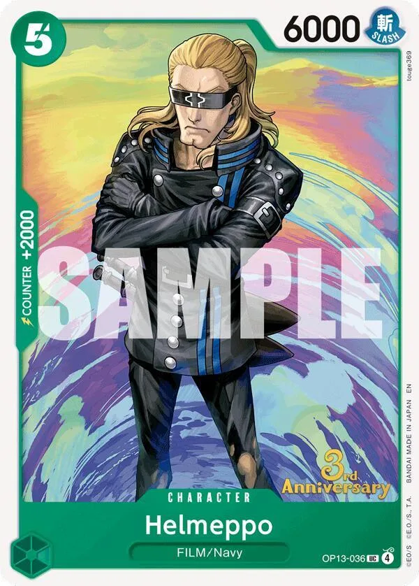 Helmeppo card front