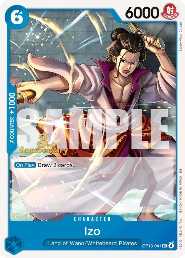 Izo card front