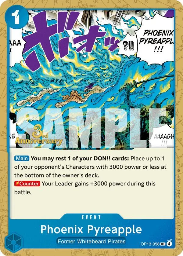Phoenix Pyreapple card front