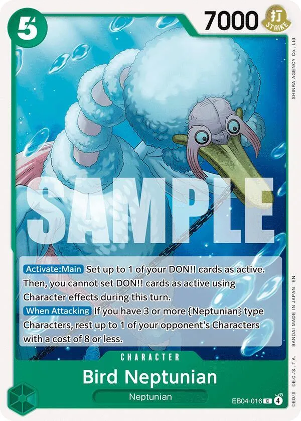 Bird Neptunian card front
