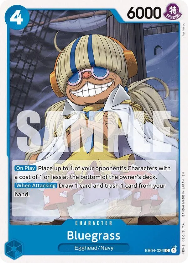 Bluegrass card front