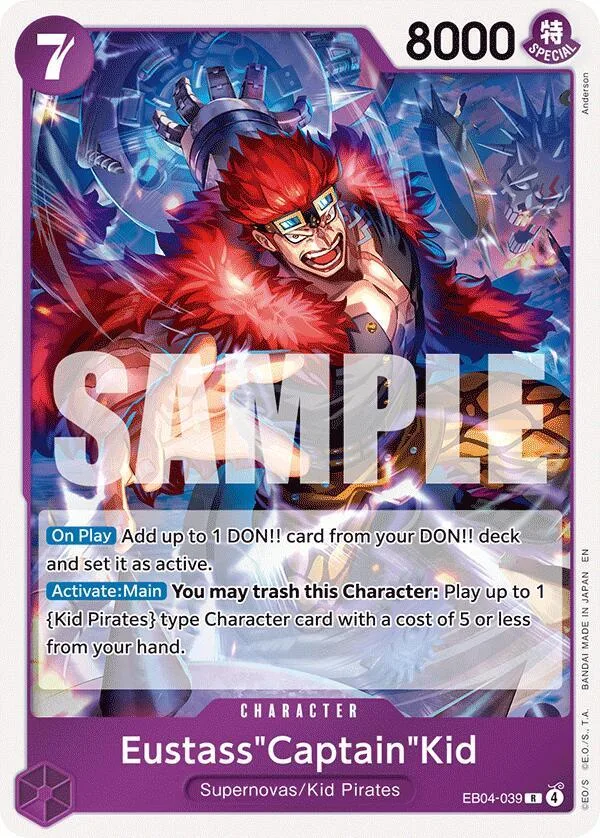 Eustass"Captain"Kid card front